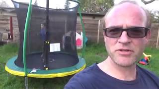 The Sportspower 8 Foot Steelflex Trampoline build how to [upl. by Plate989]