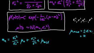 ML 710 Posterior distribution for univariate Gaussian part 2 [upl. by Nidorf]