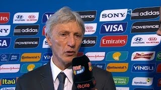 Brasil vs Colombia 21 el llanto de Pekerman tras derrota [upl. by Adnamal306]