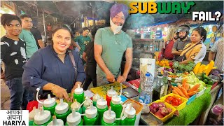 70 Rs Delhi Street Food  Mr Singh ka अमीरों wala Wrap Burrito Veg Shawarma Makhan Pasta [upl. by Nibaj]