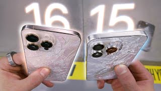 iPhone 16 Pro Max vs 15 Pro Max DROP Test 50 Tougher Glass [upl. by Aehsan]