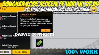 KODE REDEEM FREE FIRE TERBARU 18 APRIL 2024 HARI INI [upl. by Ecurb]