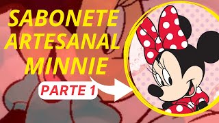 Sabonete da Minnie Receita Artesanal Passo a Passo Parte 1 [upl. by Us]