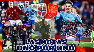 GAVI MORATA HAALAND RODRILA NOTAS UNO POR UNO NORUEGAESPAÑA AUN DESDE OSLO EUROCOPA 2024 [upl. by Nemraciram528]