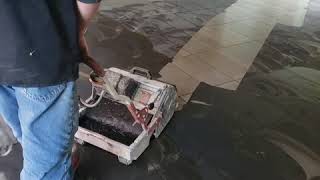 EASY way to CLEAN TILE GROUT grouting tile construction [upl. by Aseram]