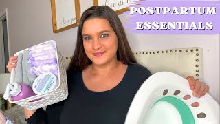 POSTPARTUM ESSENTIALS  What you need for postpartum recovery [upl. by Punak387]