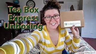 Tea Box Express Subscription Unboxing  October 2017 [upl. by Gnaig601]