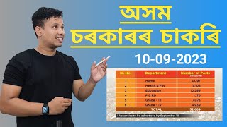 Assam Govt Jobs 2023  Today Assam Jobs News  Latest Assam Govt Jobs 2023  Assam New Job Update [upl. by Eintroc274]