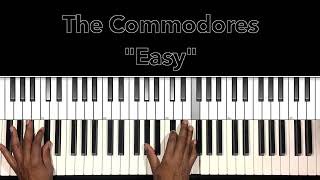 The Commodores quotEasyquot Piano Tutorial [upl. by Tacy]