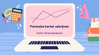 VMBO Formules korter schrijven 13e ed [upl. by Ahserb]