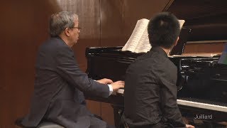 Qi Xiu Beethovens Hammerklavier Sonata  Juilliard Murray Perahia Piano Master Class [upl. by Rochelle]