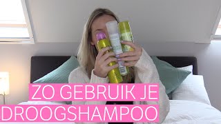 Wat is droogshampoo en hoe gebruik je het [upl. by Redep]