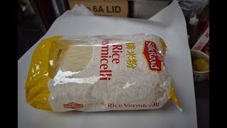 how to prepare vermicelli  rice noodle for stir fry [upl. by Eellac]