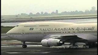 Saudia GOLD  Saudi Arabian Airlines VIP 7473GI amp Pax 747368 [upl. by Mercado]