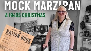 Mock Marzipan for a WW2 1940s Christmas StepbyStep Vlogtober [upl. by Marjy]