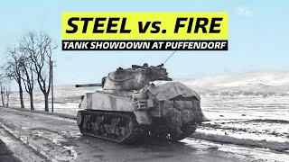 When US Shermans Faced Off Against Germanys Heavy Panzers at Puffendorf [upl. by Ver]