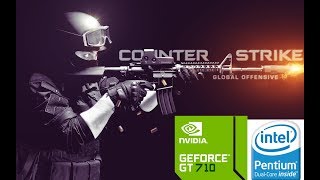 Counter Strike Global Offensive 5GB RAM  INTEL E5700  GT 710 [upl. by Nady]