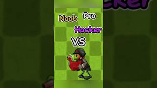 PVZ Fusion  Noob vs Pro vs Hacker  Gatling Cherry Newspaper Zombie pvz memes shorts [upl. by Rodriguez188]