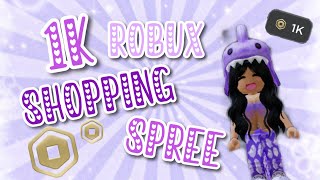 Robux shopping spree [upl. by Cilla]