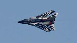 Panavia Tornado A200 Italian Air Force flying Display at the Jesolo European AirShow 2017 [upl. by Nole]