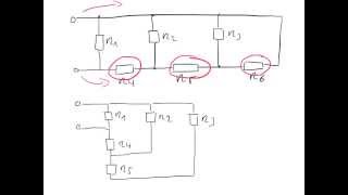 Mittelschwere gemischte Schaltungen  Widerstandsnetzwerke [upl. by Eneleahs]