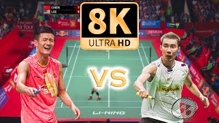 8K50FPS  MS  Final  Chen Long vs Lee Chong Wei  2015 World Championships  Highlights [upl. by Davey675]