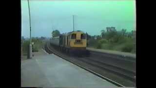 Trains on the Grantham to Skegness line June 1988 [upl. by Yenaled445]