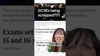 GCSEs being scrapped Let me know what you think in the comments gcses2023 gcserevision aleve [upl. by Lord]