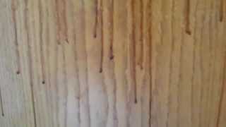 How to degrease kitchen cabinets using Krud Kutter [upl. by Htebesile]