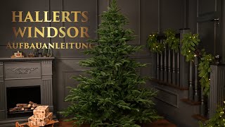 HALLERTS® Spritzguss Weihnachtsbaum Fichte Windsor Aufbauanleitung [upl. by Ientirb576]