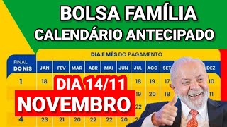 BOLSA FAMÍLIA DE NOVEMBRO CAIXA PÚBLICA CALENDÁRIO ANTECIPADO PARA TODOS OS NIS 1234567890 [upl. by Dewitt]