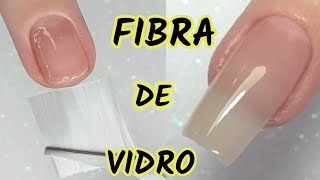 Unhas de Fibra de Vidro Rápida e Fácil  Passo a Passo Iniciantes [upl. by Ameluz]