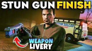 GTA 5 Online How to Unlock NEW Stun Gun Finish Weapon Livery [upl. by Leelahk]