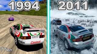 Sega Rally Game Evolution 1994  2011 [upl. by Aleibarg]