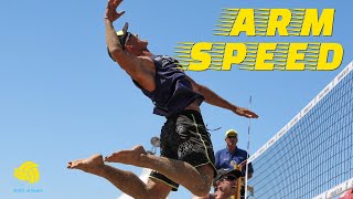 Beach Volleyball Hitting Drills  INSIDE LOOK at an AVP PRO Practice  Detailed Work on Mechanics [upl. by Hgielram415]