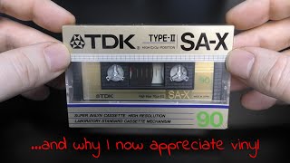 The 1986 TDK SAX Type 2 Cassette And Why I Now Understand The Appeal Of Vinyl [upl. by Lindgren]