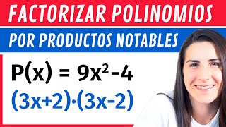 Factorización de Polinomios usando Productos Notables [upl. by Helbonnas]