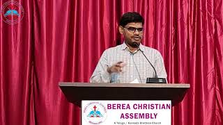 Special Meeting 29062024  Berea Christian Assembly  Bengaluru  Bro JayakumarSatri [upl. by Agni385]