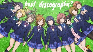 ranking every µs ラブライブ song group units  solos [upl. by Norvol]