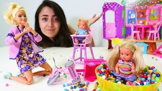 Barbie meslek seçiyor Sevcan ile kız videoları derlemesi  1 [upl. by Aratnahs]