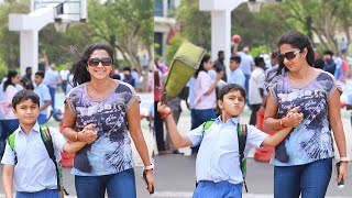 Actress Kaniha amp Son School Video l Kaniha at Chennai [upl. by Alamak]