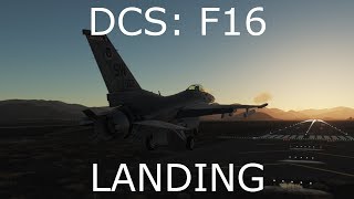 VR DCSF16 Dusk Landing Fujairah [upl. by Tsepmet]