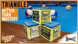 Triangle Pool Chalk  is it Better than Master  FULL REVIEW [upl. by Aihsenal]