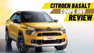 Citroen Basalt Coupe SUV 2024 Review  Best SUV Under 10 lakh  Top Car Studio [upl. by Aloysius838]