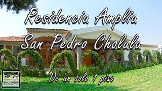 Vendo Residencia en Cholula de 1 Nivel con Jardín 3 recs  VENDIDA [upl. by Ima194]