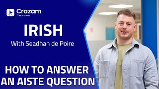 Leaving Cert Irish  How To Answer An Aiste The Essay [upl. by Adnocahs]