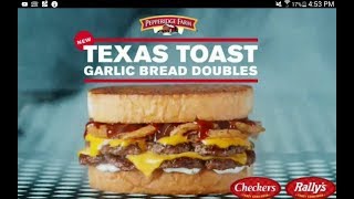 CHECKERSRALLYS NEW GARLIC TEXAS TOAST BBQ BACON BURGER [upl. by Netniuq]