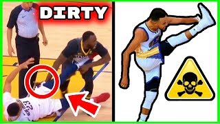 Why the Warriors are the DIRTIEST and MOST ROTTEN TEAM in NBA History STEPH CURRY KICKS [upl. by Komarek]