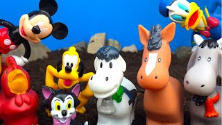 Mickey Mouse Clubhouse Part 4 of 6  John Deere Farm Playset Goat Horse Farm Animals [upl. by Mirna299]