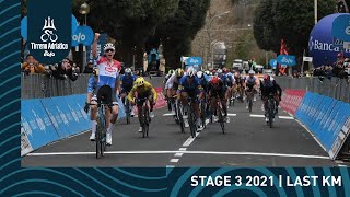 TirrenoAdriatico EOLO 2021  Stage 3 Last km [upl. by Nilats]